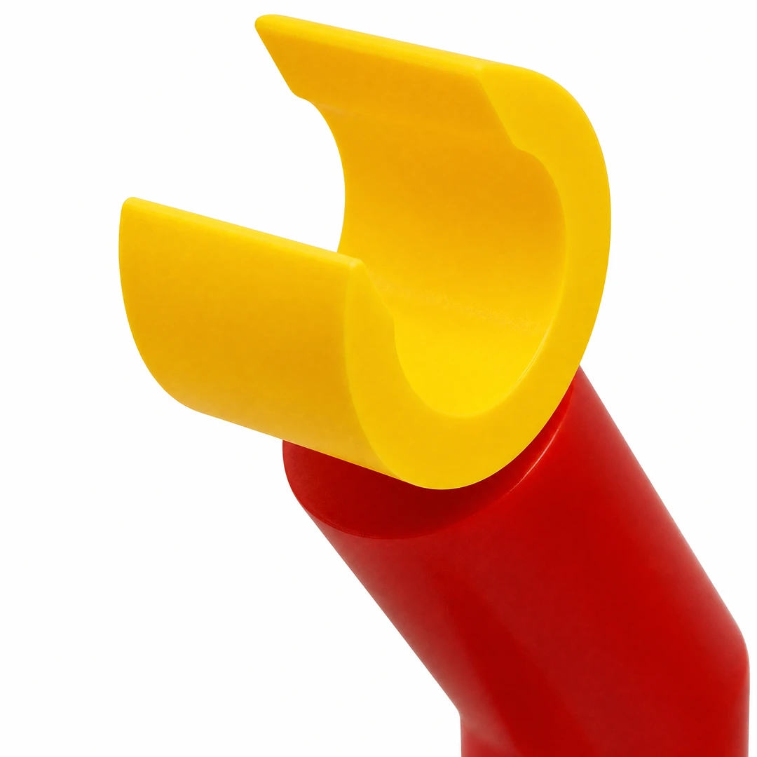 Gaming Headphone Stand - Yellow Hook Detail