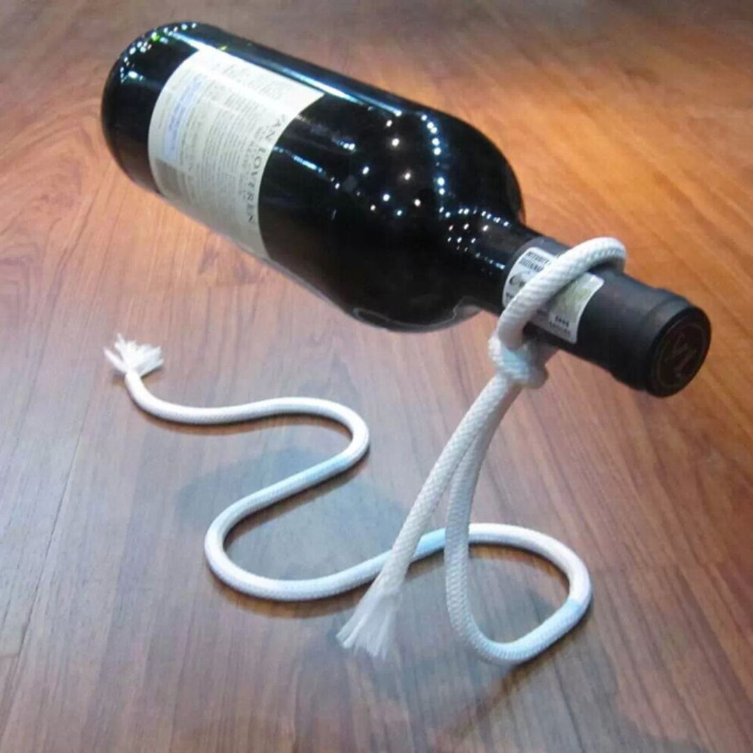 Magic Rope Wine Rack