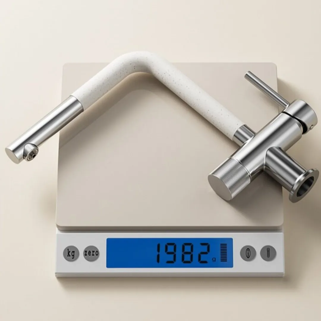 Modern Brass 3-in-1 Kitchen Faucet
