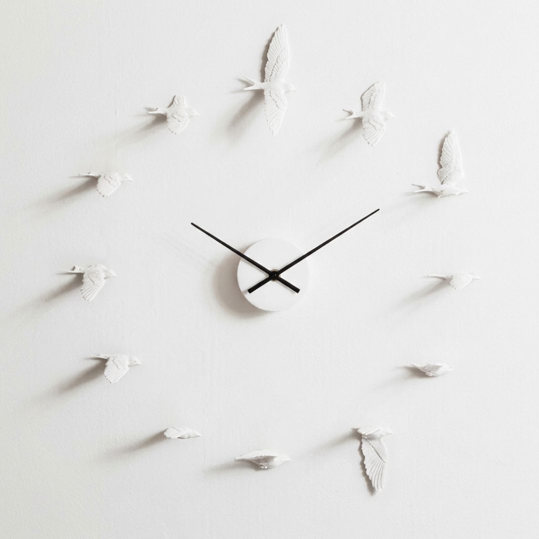 Modern Swallow Wall Clock