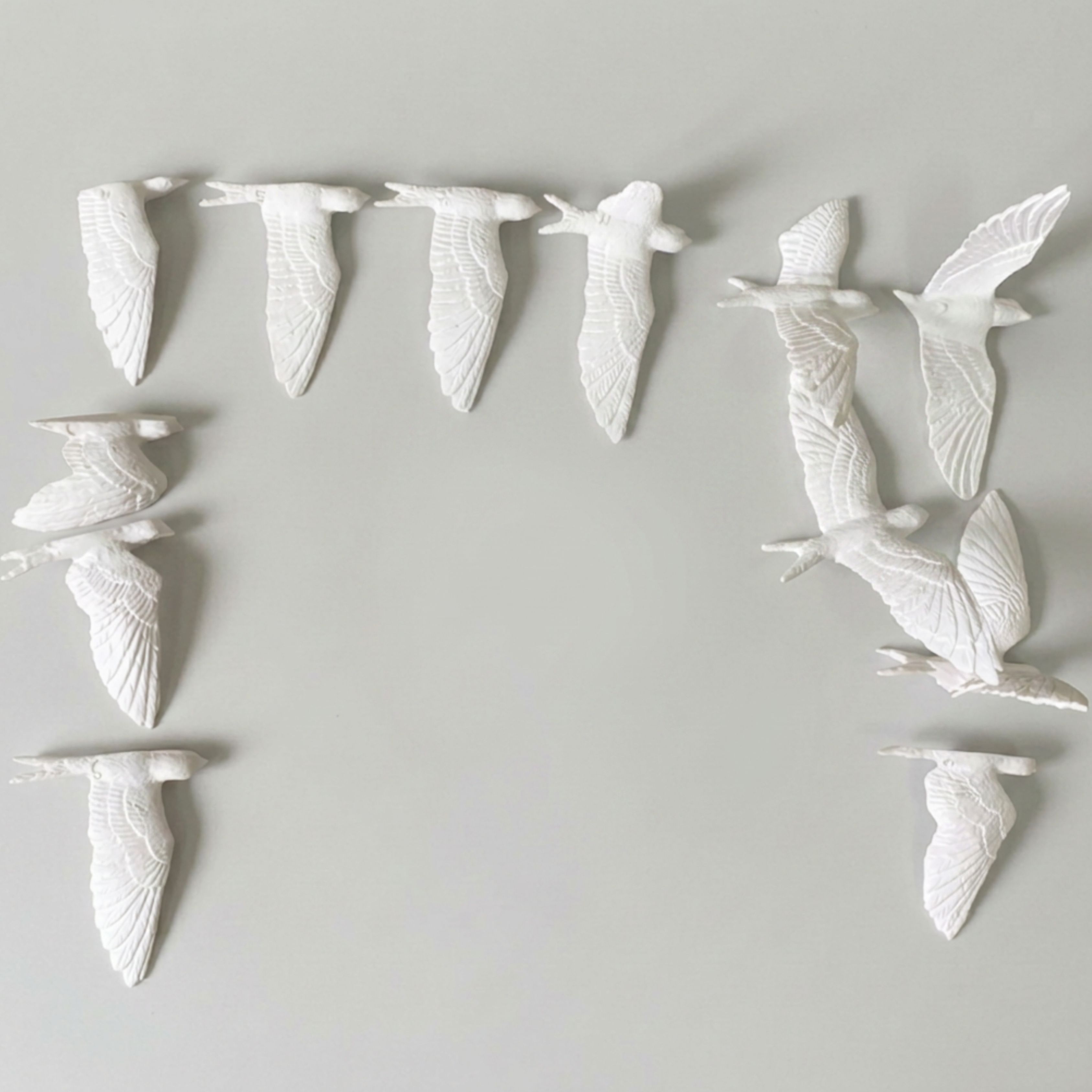 Modern Swallow Wall Clock