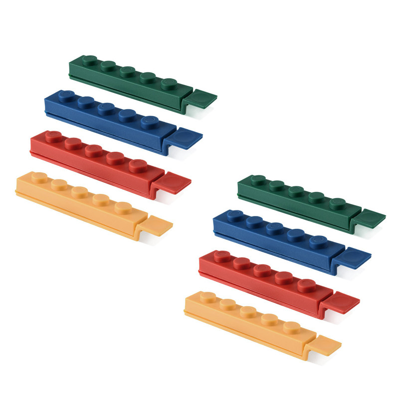 Morandi-Tone Block Food Sealing Clip