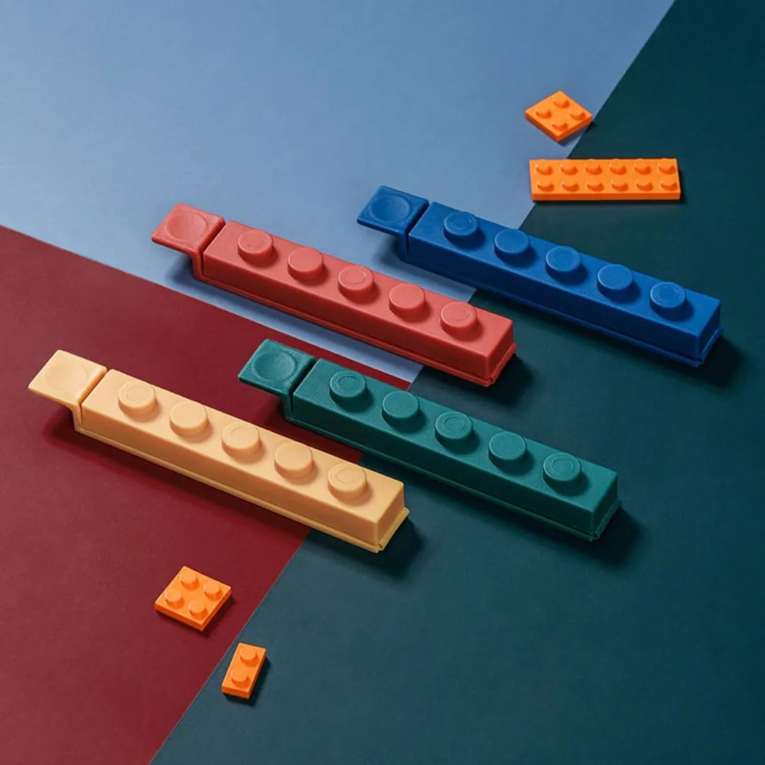 Morandi-Tone Block Food Sealing Clip