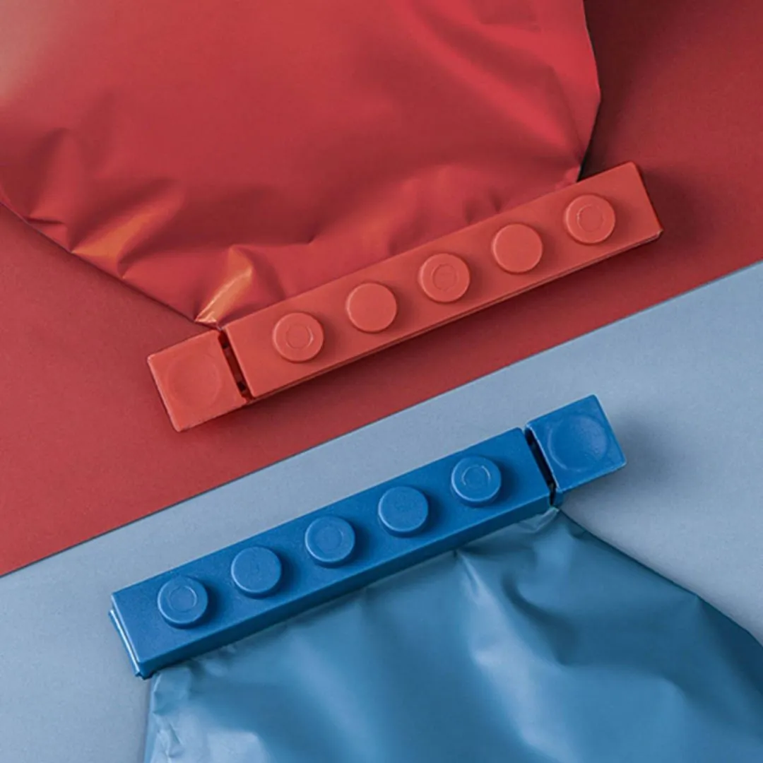 Morandi-Tone Block Food Sealing Clip