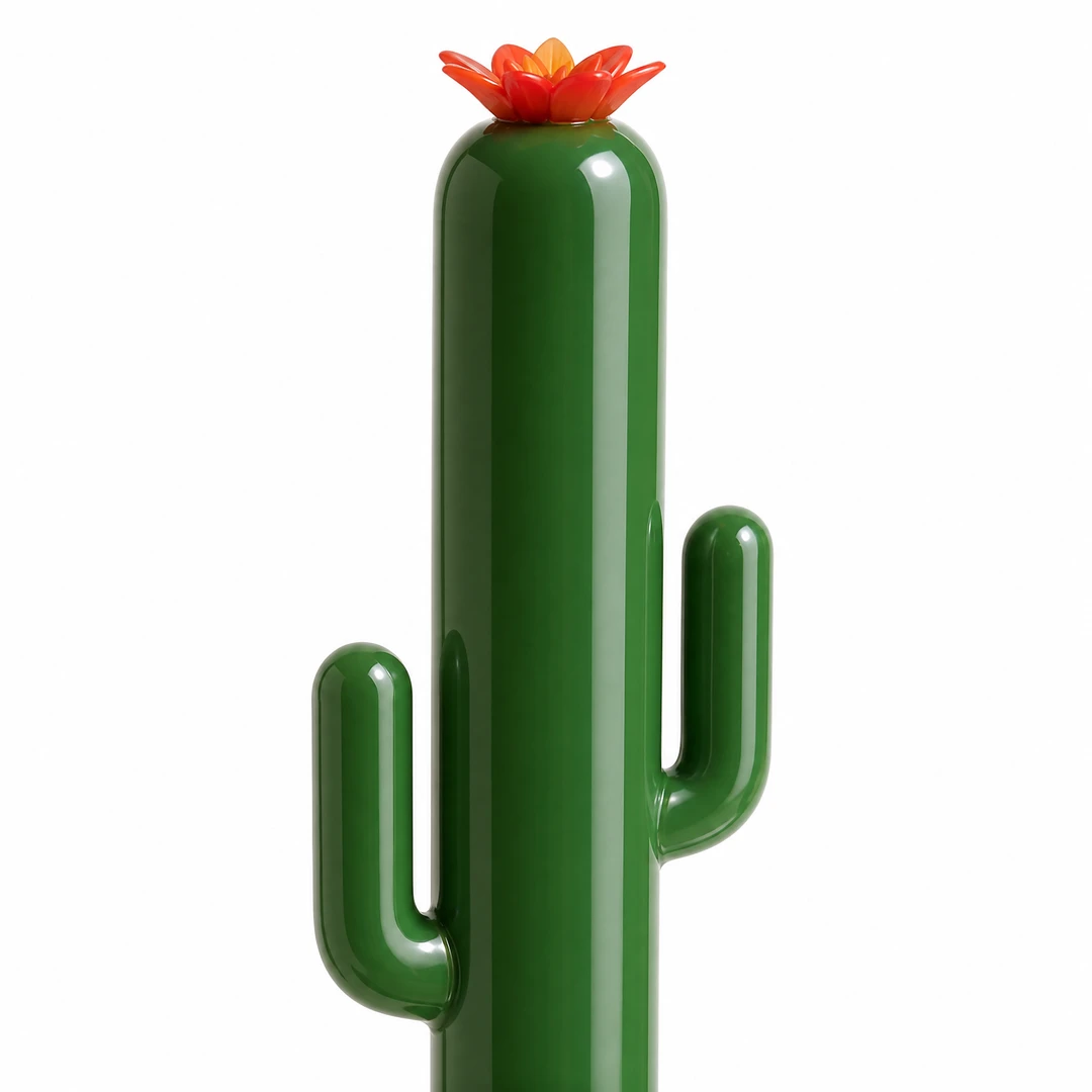 Cactus Shoe Horn top detail close-up showing flower and branches