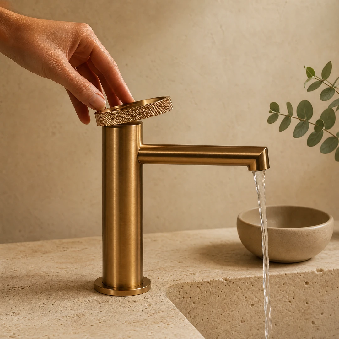 Orno Anello Ring Basin Faucet – Lifestyle Scene 3
