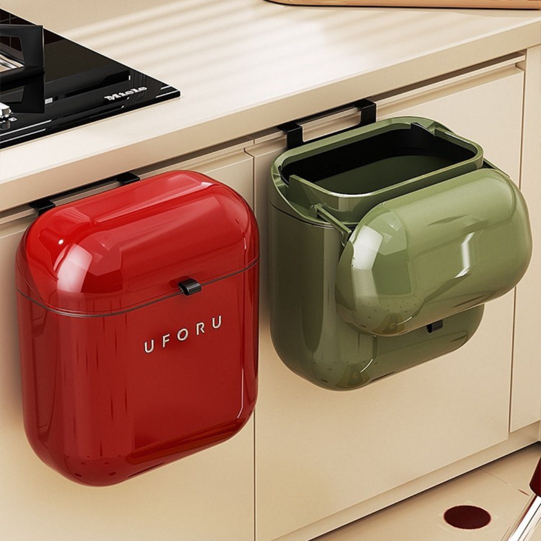 Retro Hanging Trash Can