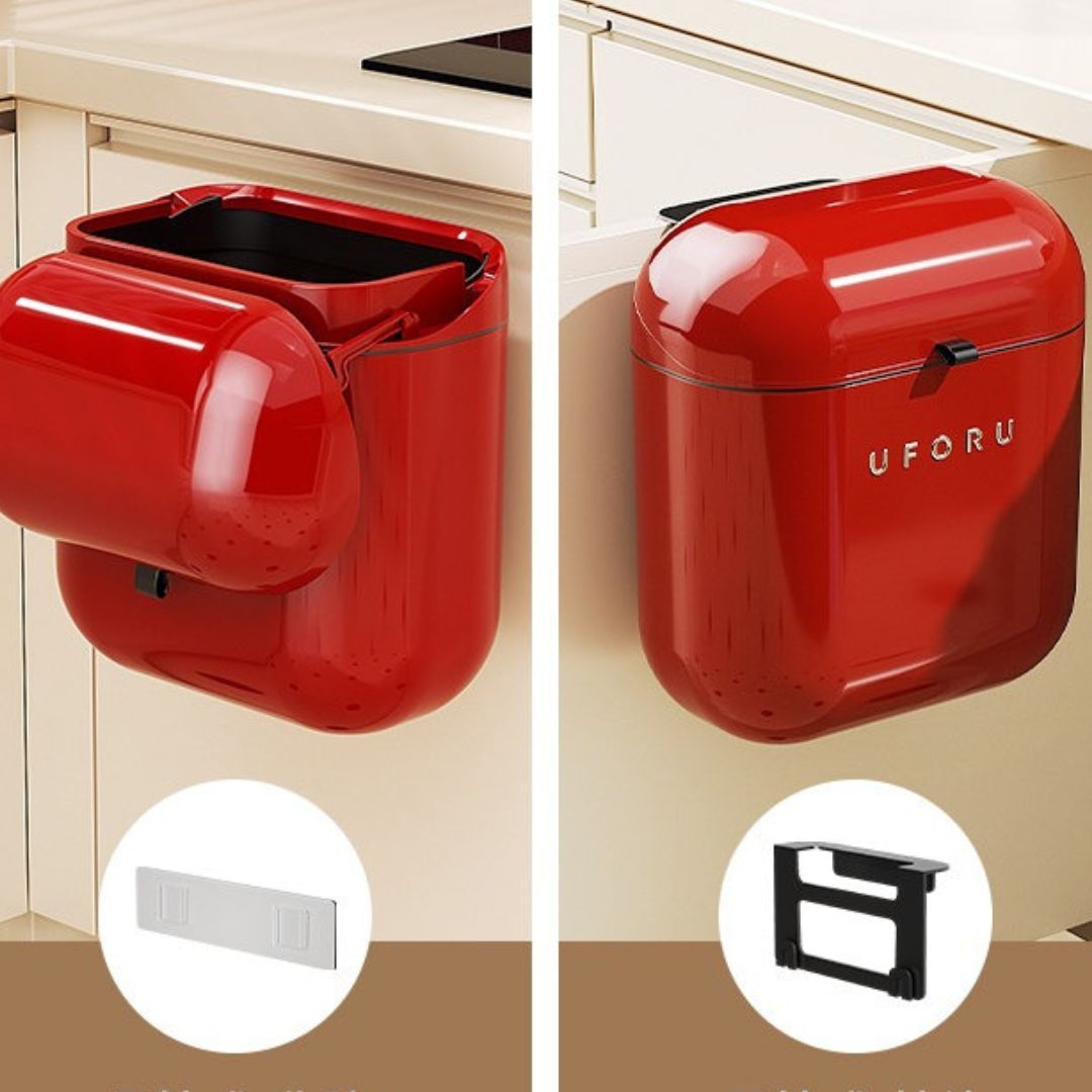 Retro Hanging Trash Can