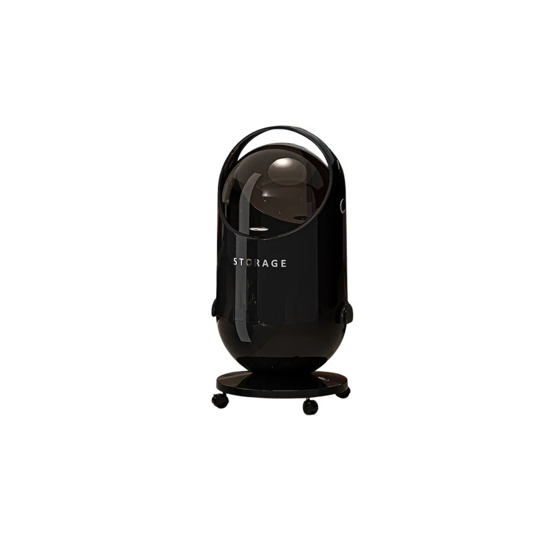 Round Wheeled Trash Can