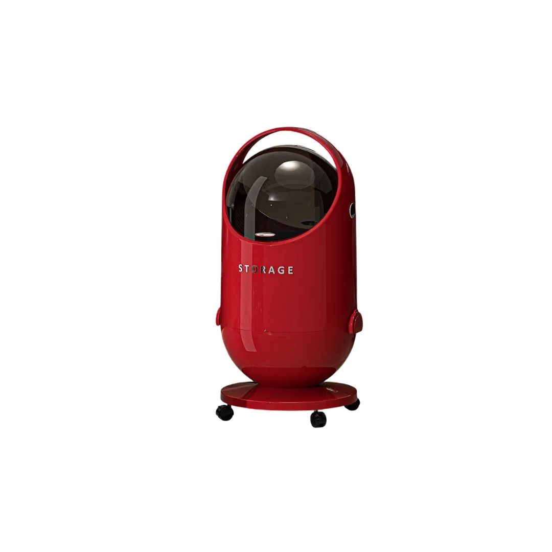Round Wheeled Trash Can