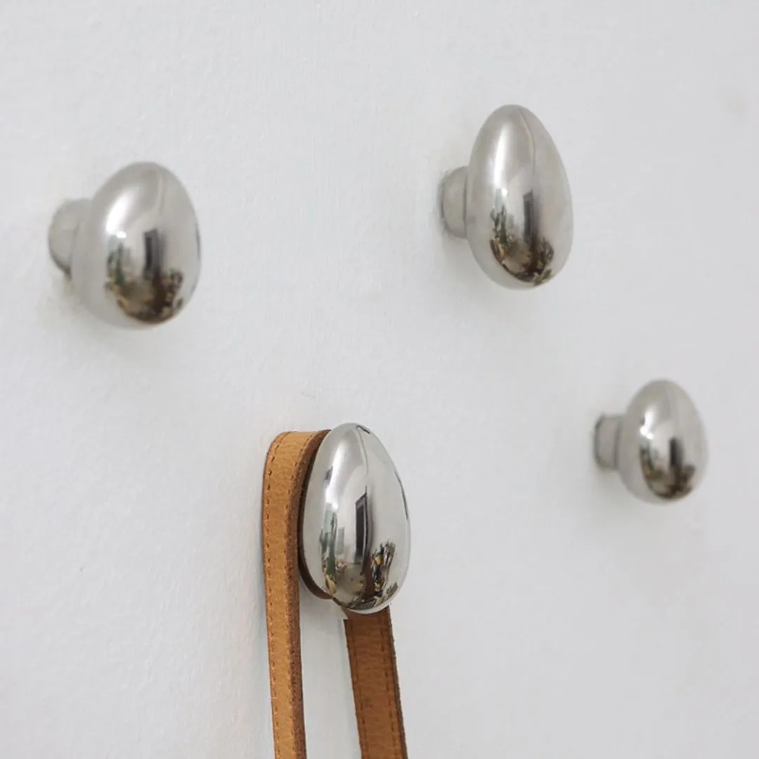 Silver Ceramic Drop Hook