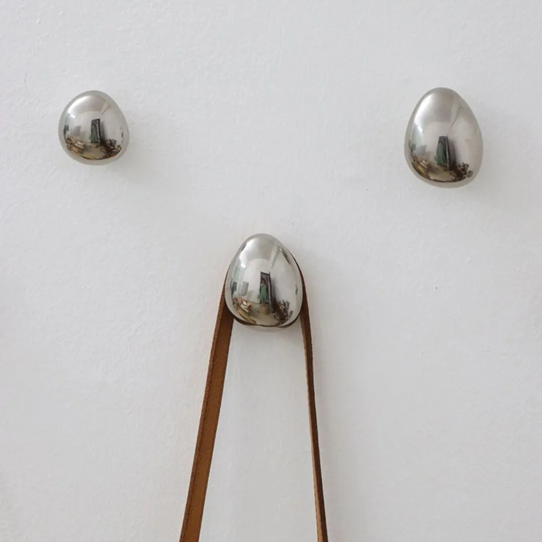 Silver Ceramic Drop Hook