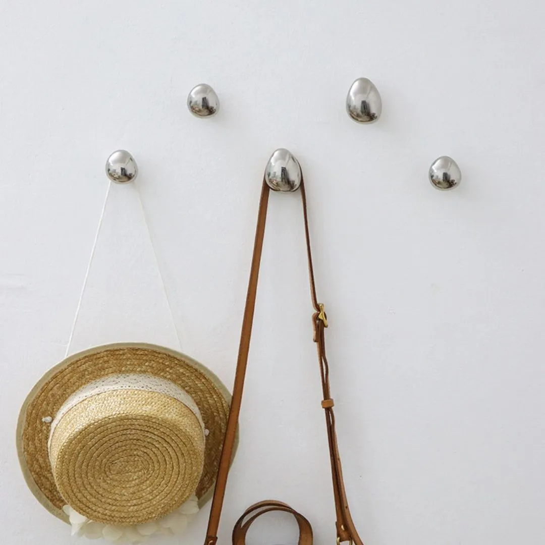 Silver Ceramic Drop Hook