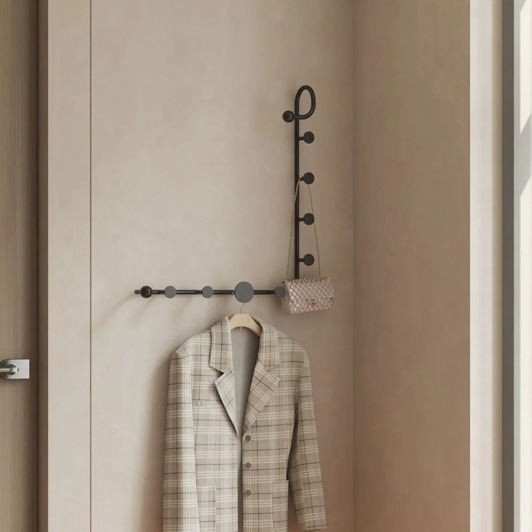 Single Tube Steel Coat Rack