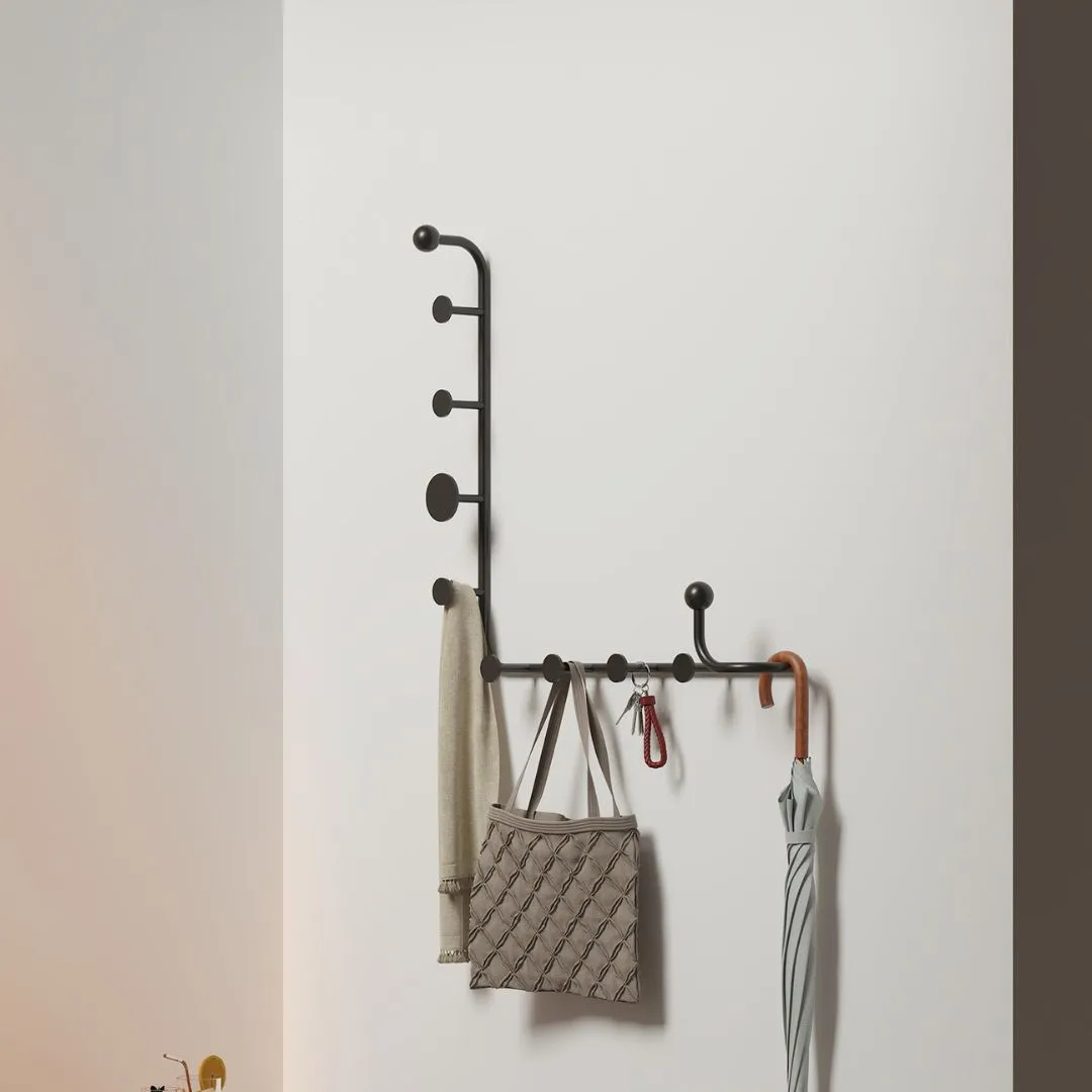Single Tube Steel Coat Rack
