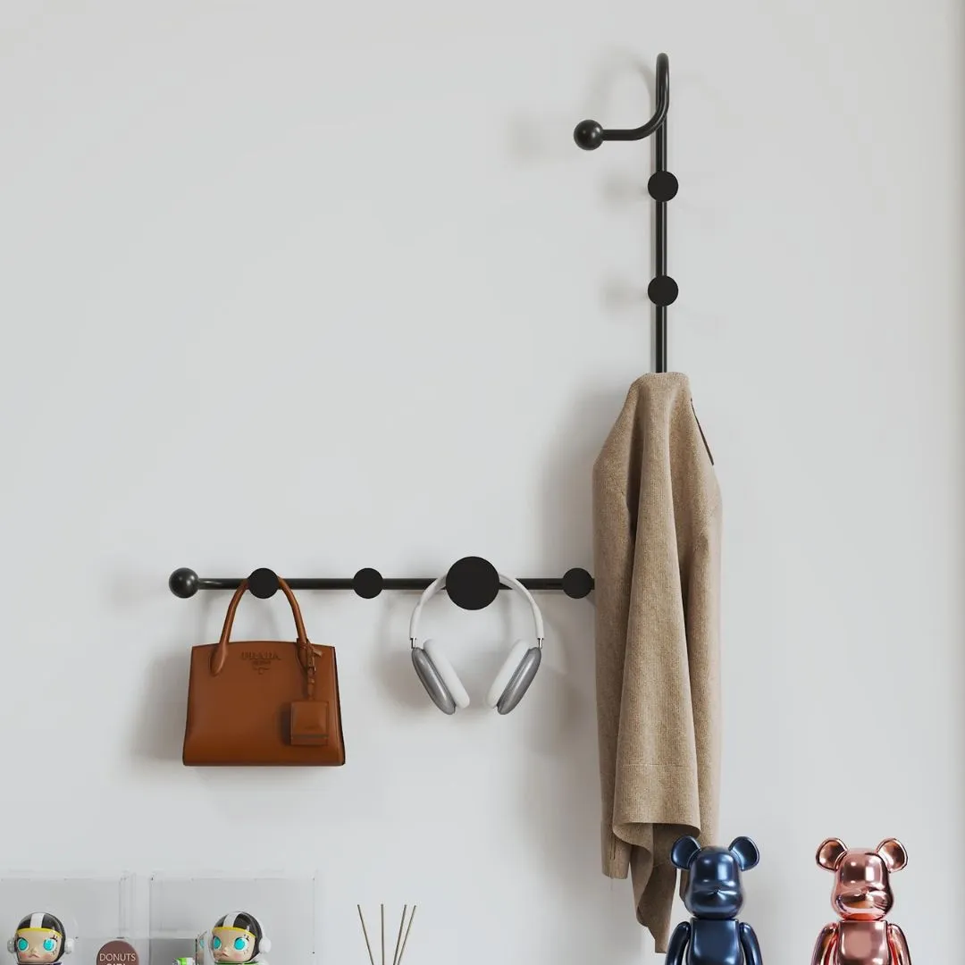 Single Tube Steel Coat Rack