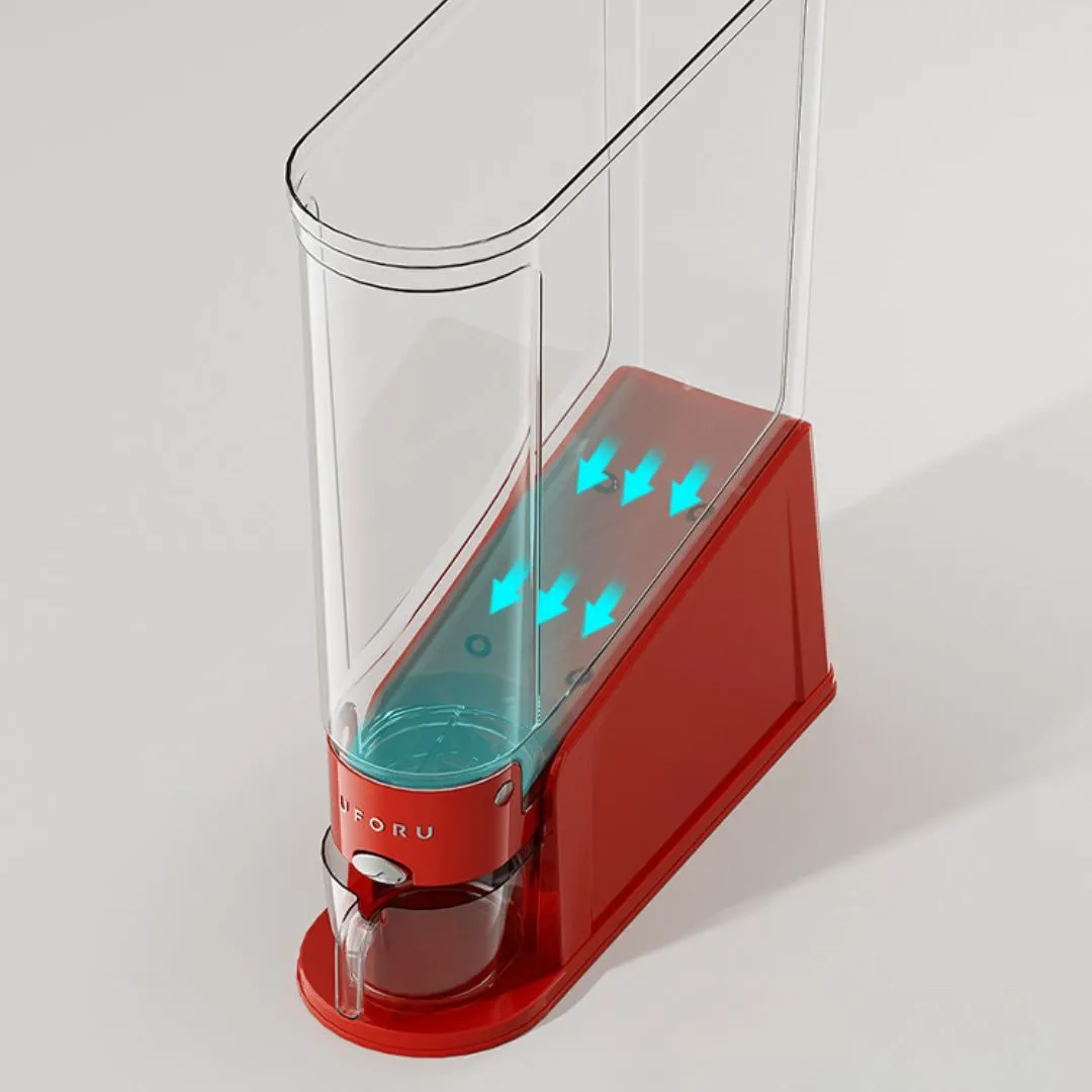 Slim Press-Seal Rice Storage Bin