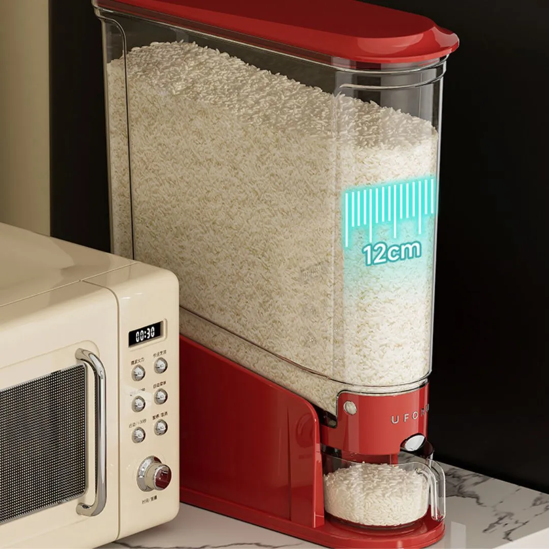 Slim Press-Seal Rice Storage Bin