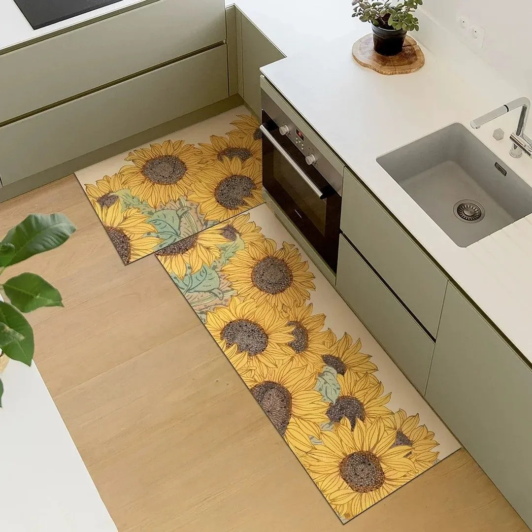 Sunflower Kitchen Mat