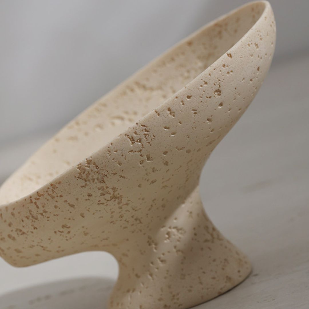 Travertine Lotus Soap Dish