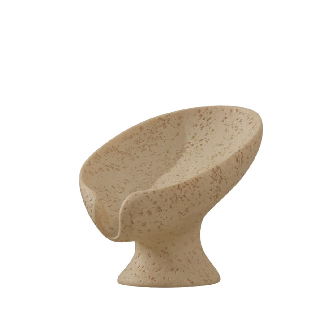 Travertine Lotus Soap Dish