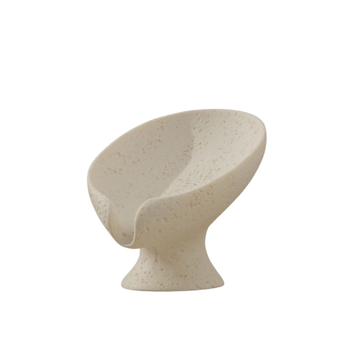 Travertine Lotus Soap Dish