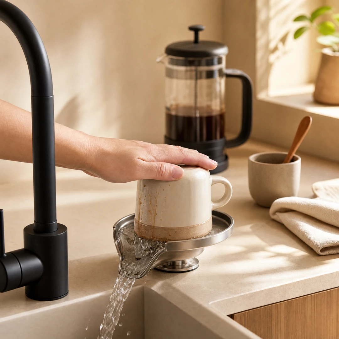 Rotating Cup Washer - Coffee Scene