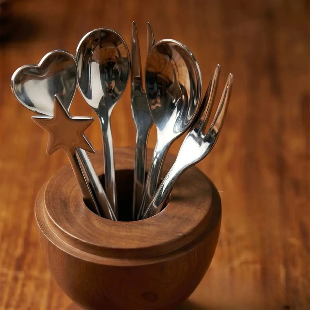 Vintage Fruit Fork & Spoon Set