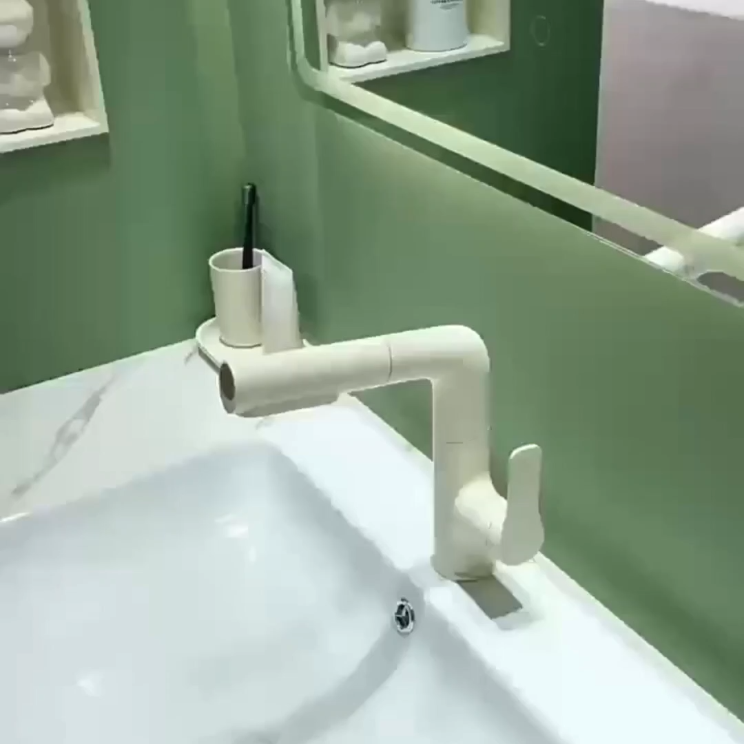 Pull-Out Rotating Basin Faucet