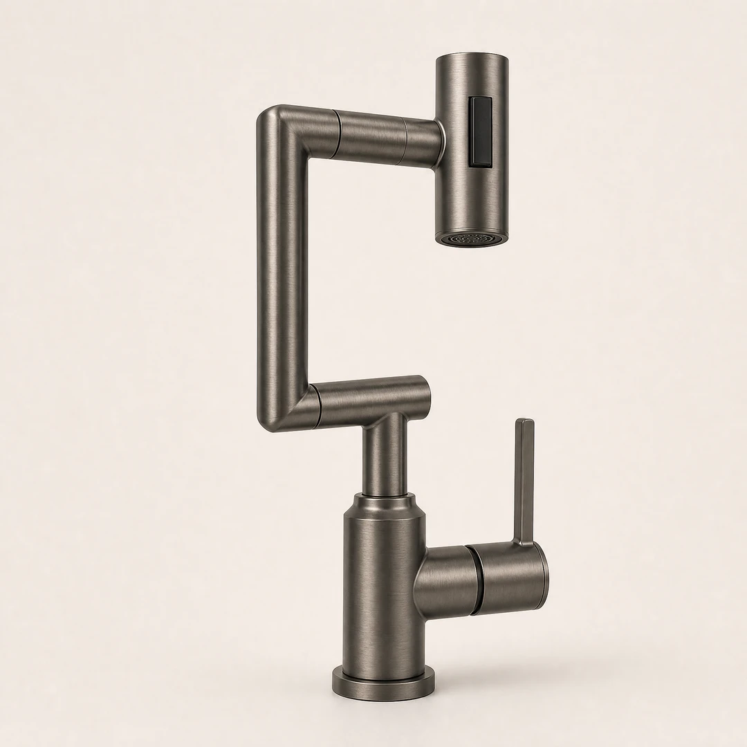 All-Copper Rotatable Basin Faucet - 3/4 Angle