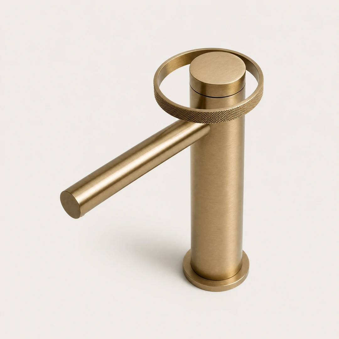 Orno Anello Ring Basin Faucet – Detail Angle View