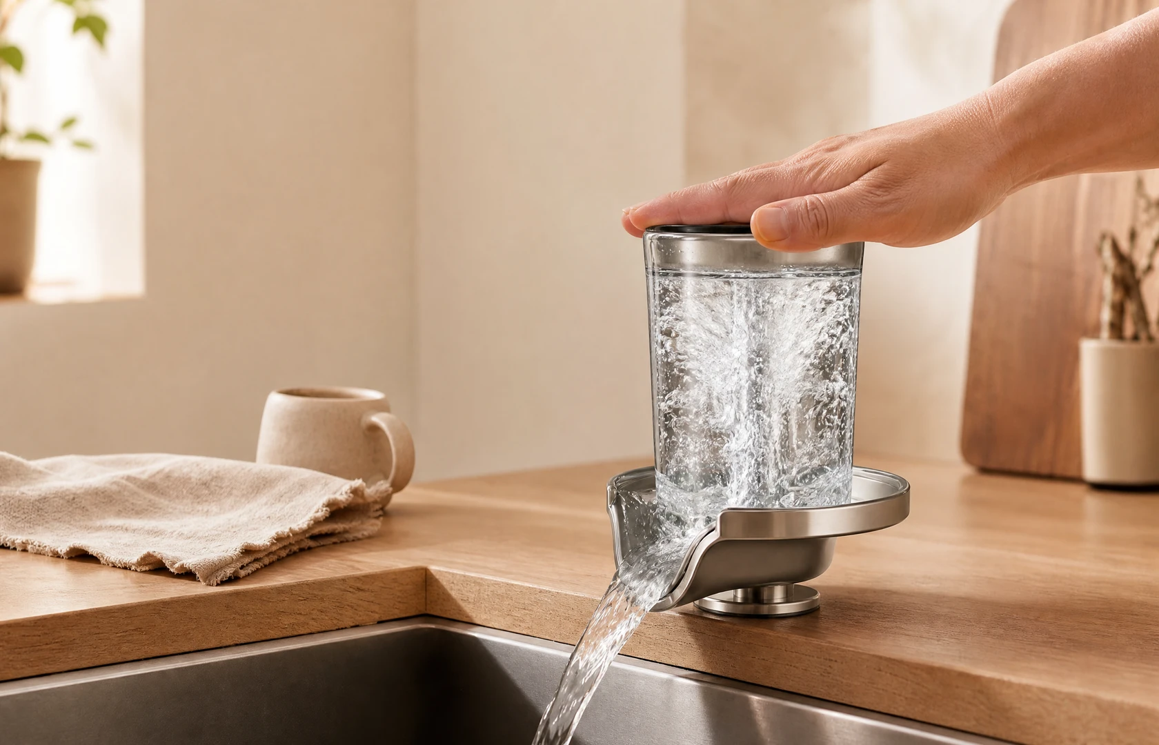 360° Rotating High-Pressure Rinse