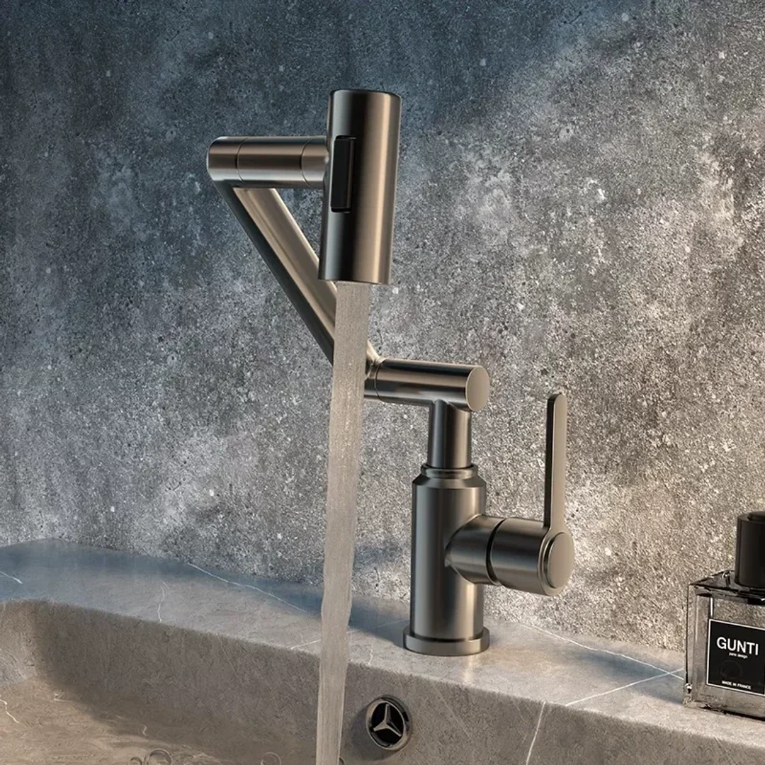 All-Copper Rotatable Basin Faucet