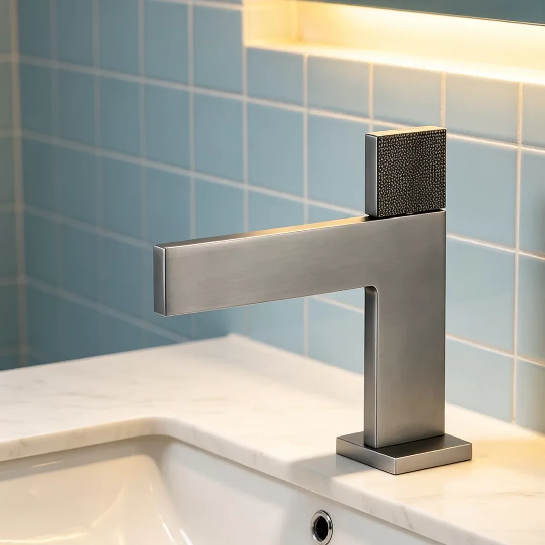 Brushed Gold Basin Faucet
