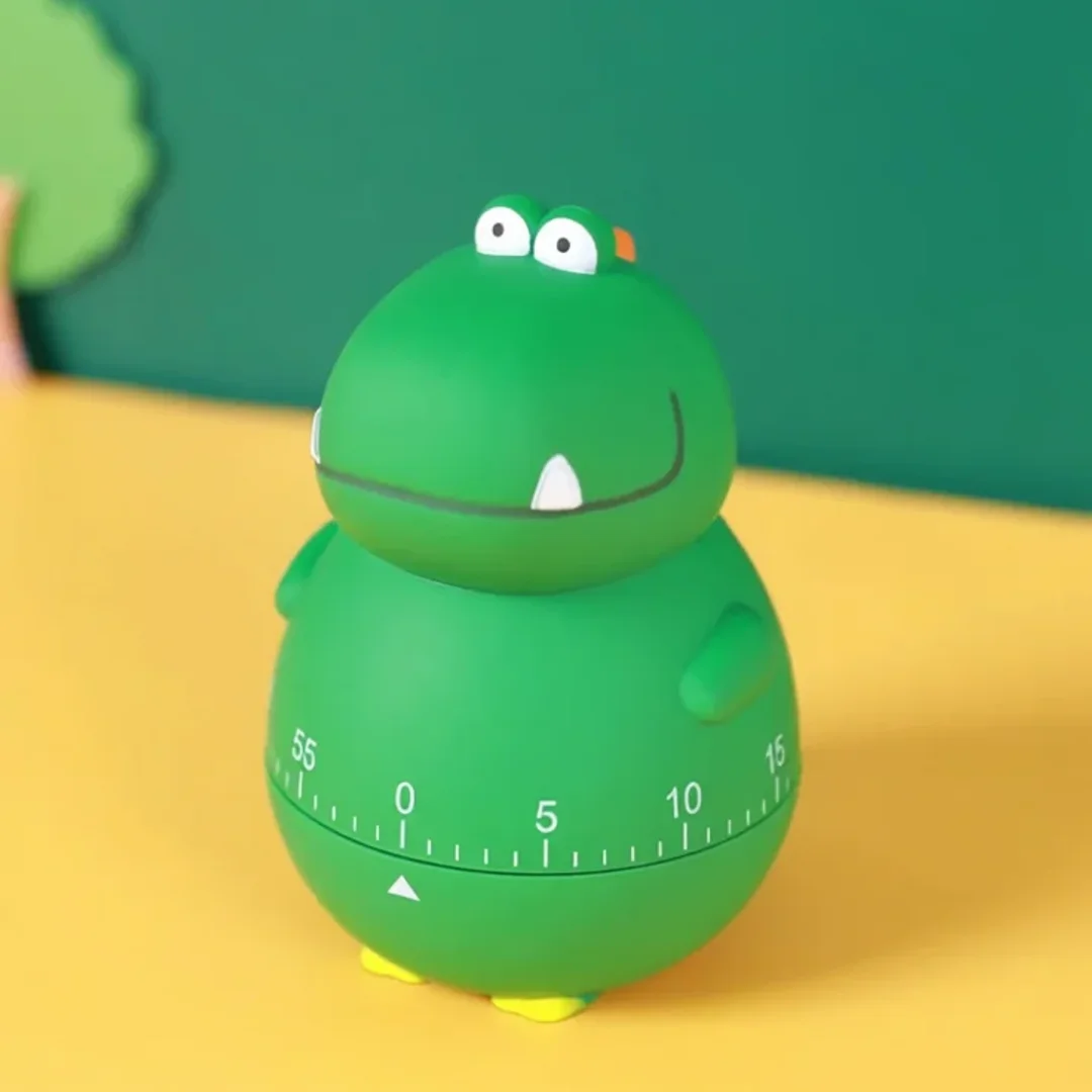 Cute Dinosaur Mechanical Countdown Timer