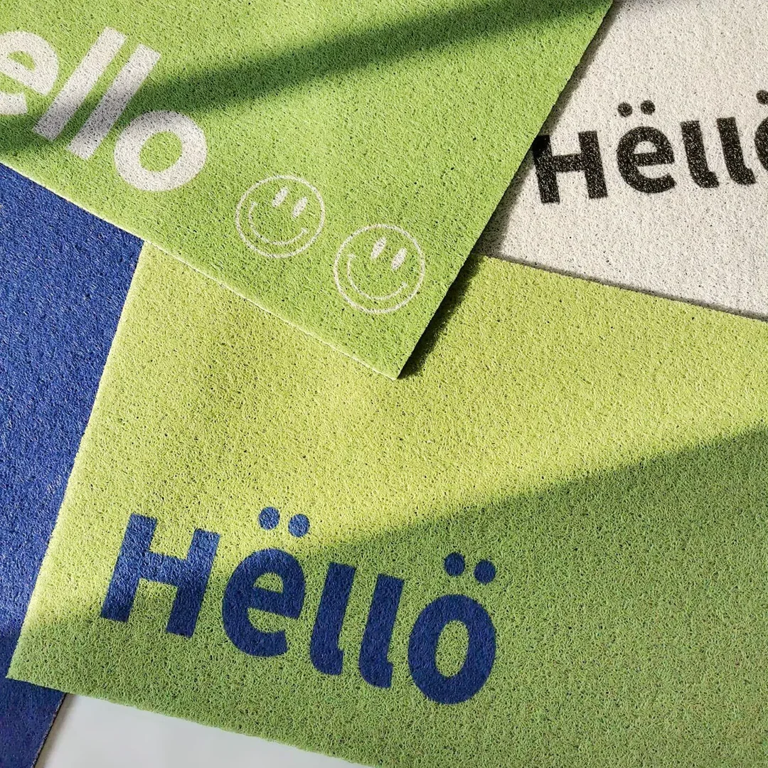 Hello-Print PVC Loop Doormat