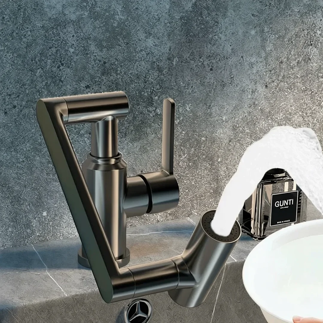 All-Copper Rotatable Basin Faucet