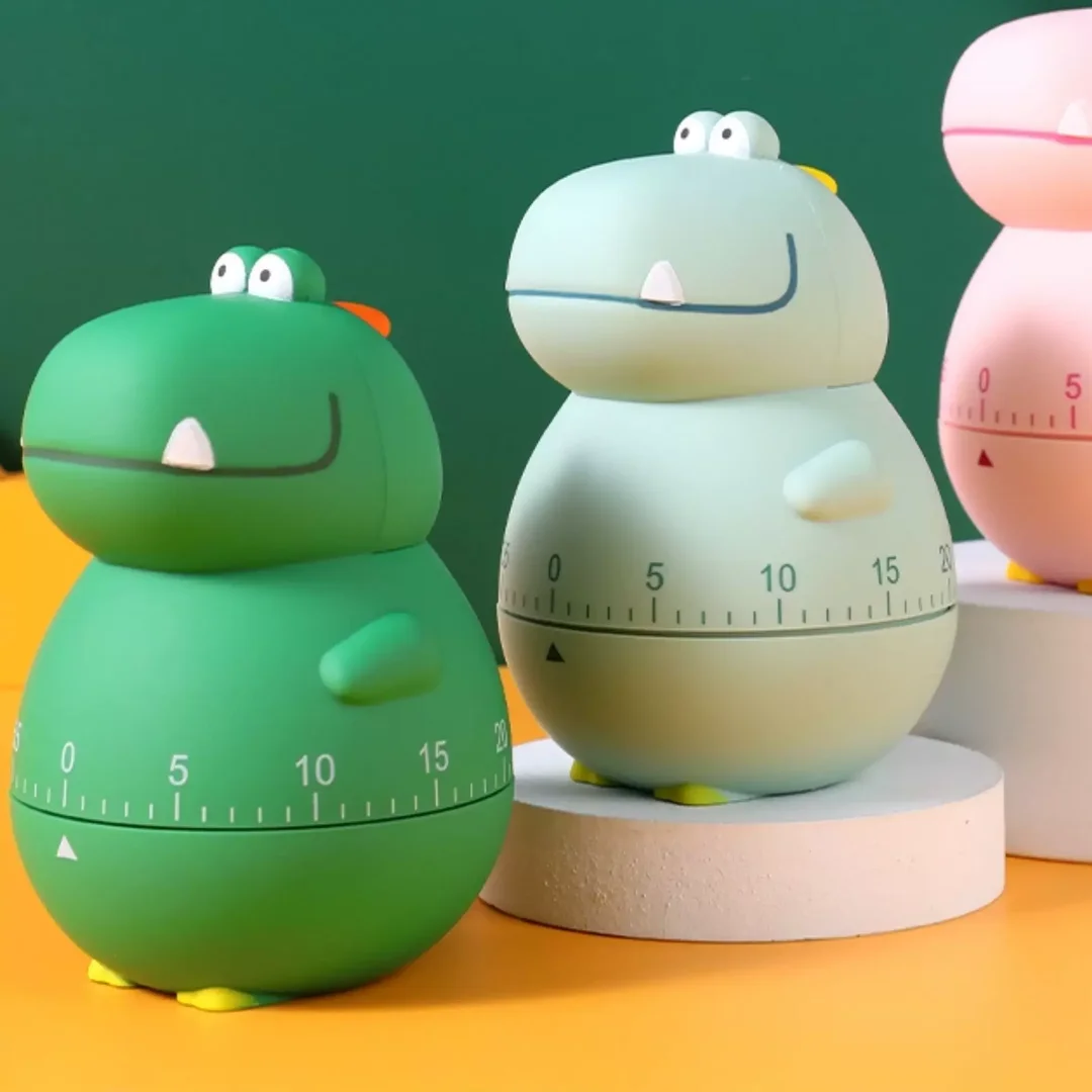 Cute Dinosaur Mechanical Countdown Timer