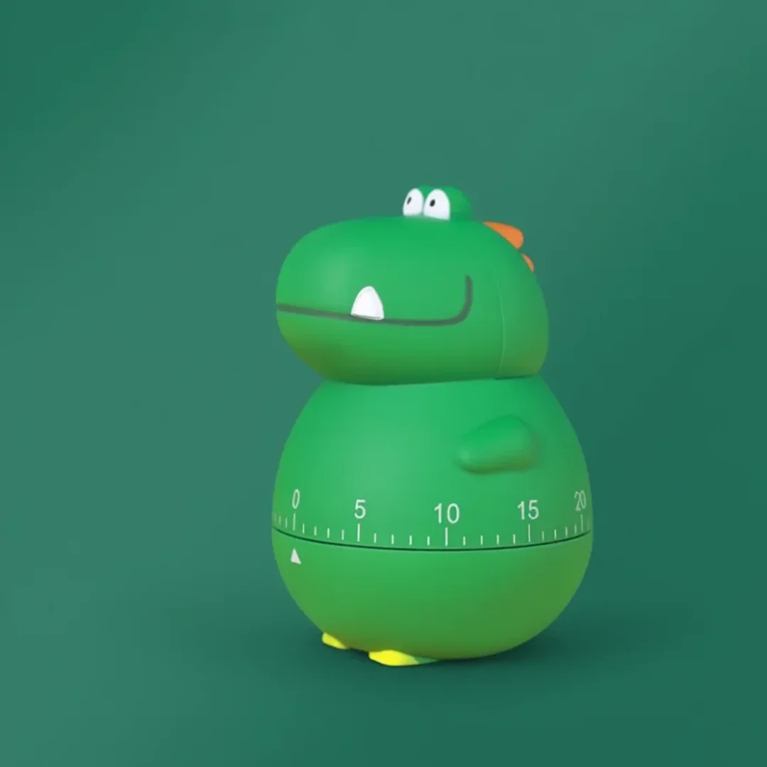 Cute Dinosaur Mechanical Countdown Timer