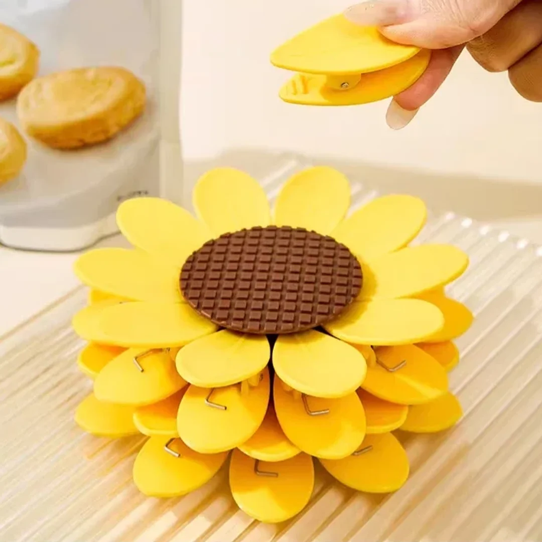 Sunflower Magnetic Bag Clips