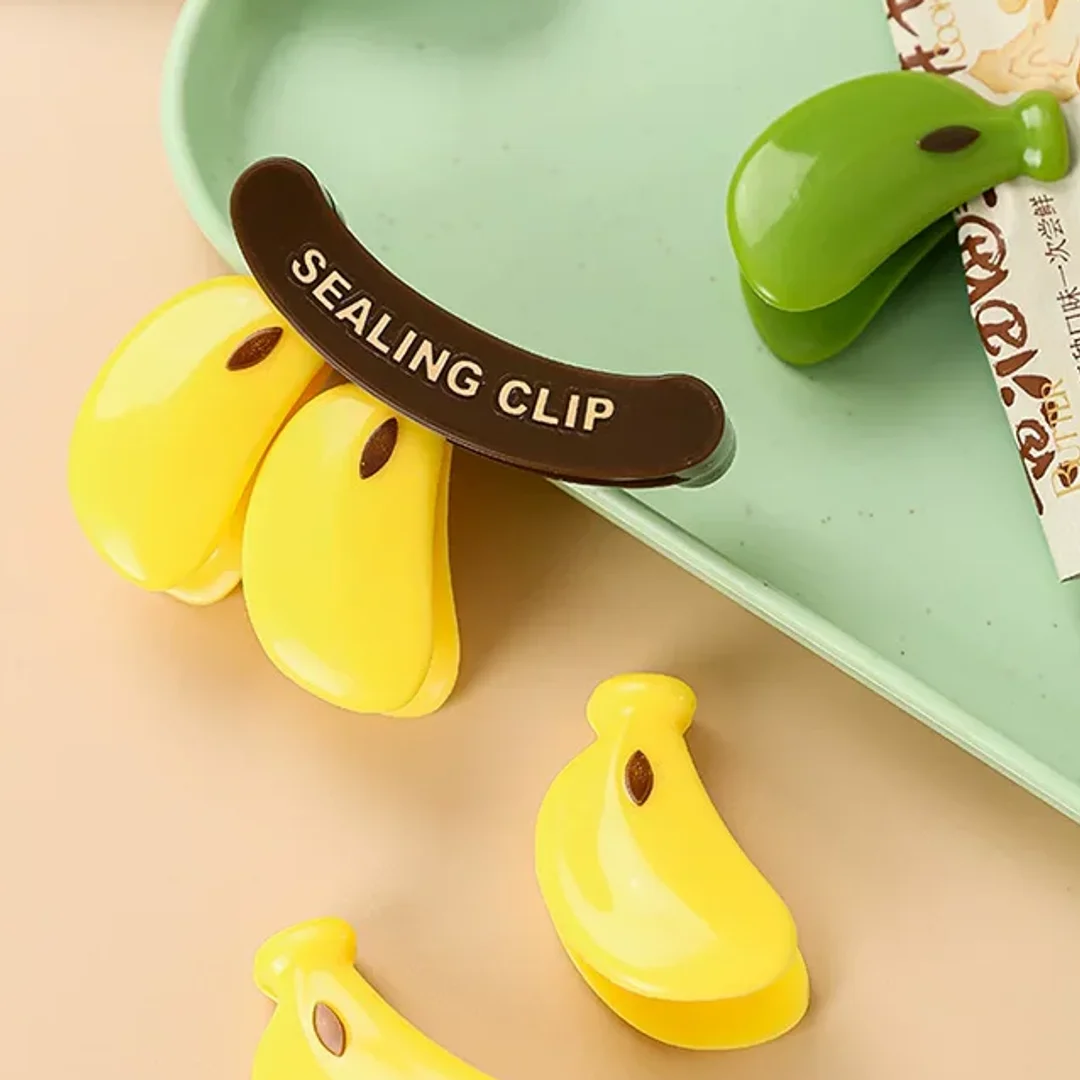 Banana Magnetic Snack Clip Set