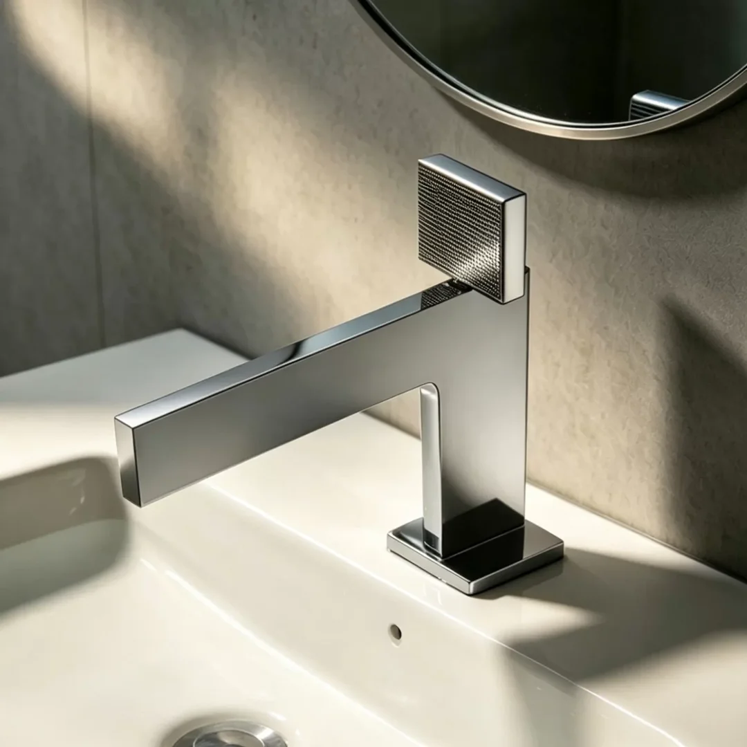 Brushed Gold Basin Faucet
