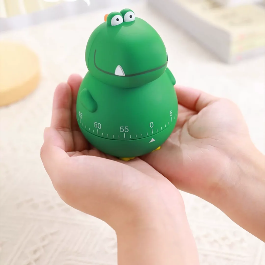 Cute Dinosaur Mechanical Countdown Timer