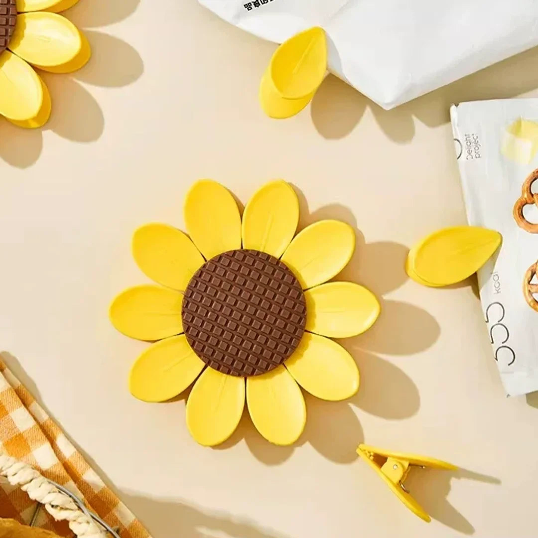 Sunflower Magnetic Bag Clips