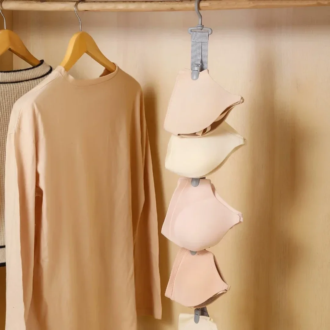 Vertical 8-Clip Cap Storage Rack
