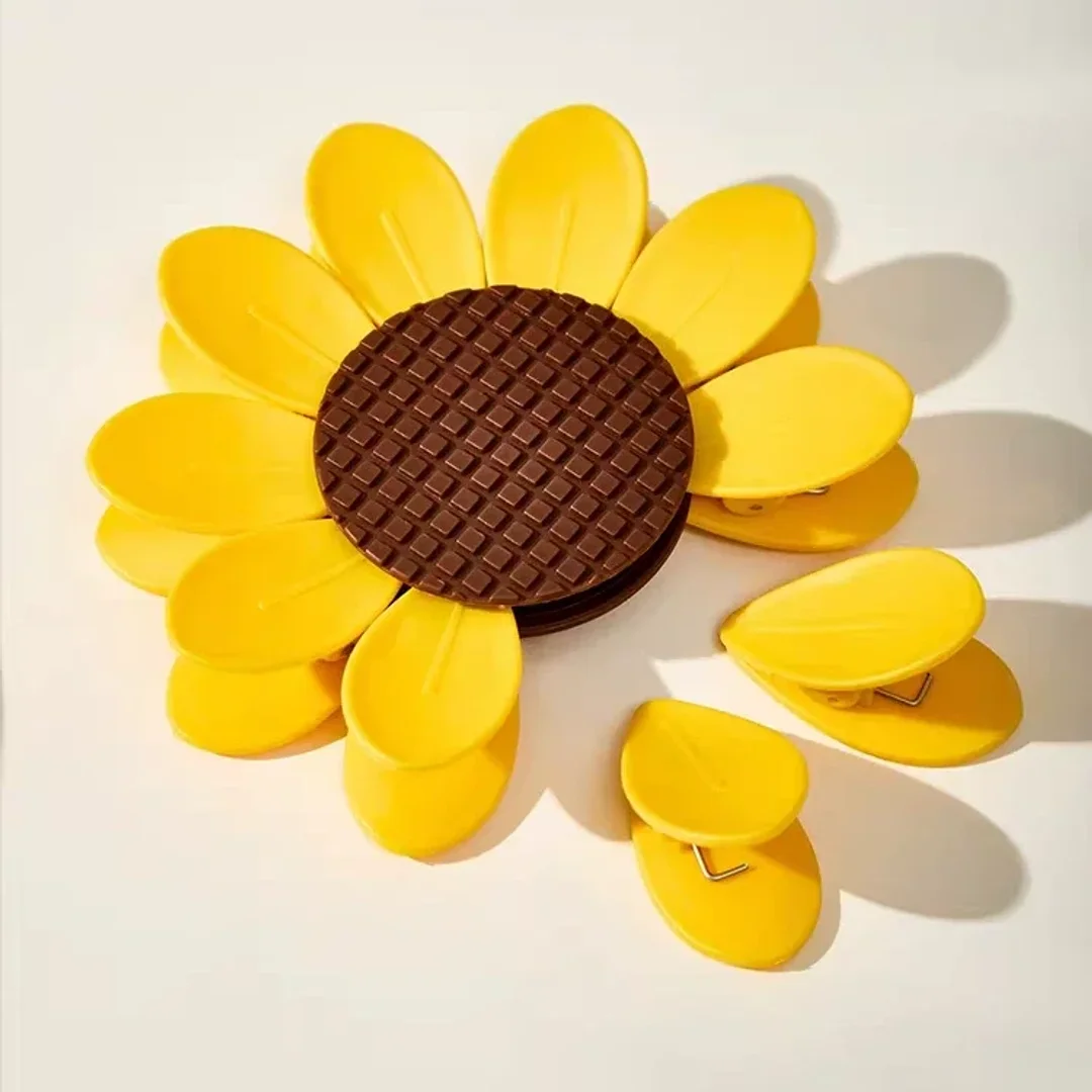 Sunflower Magnetic Bag Clips