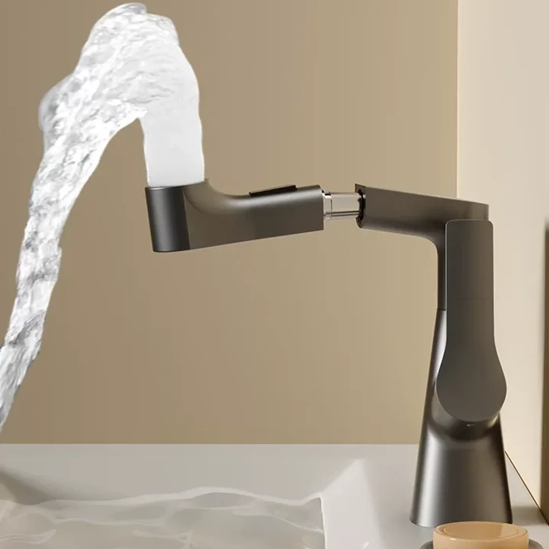 Gun Gray Pull-Out Faucet