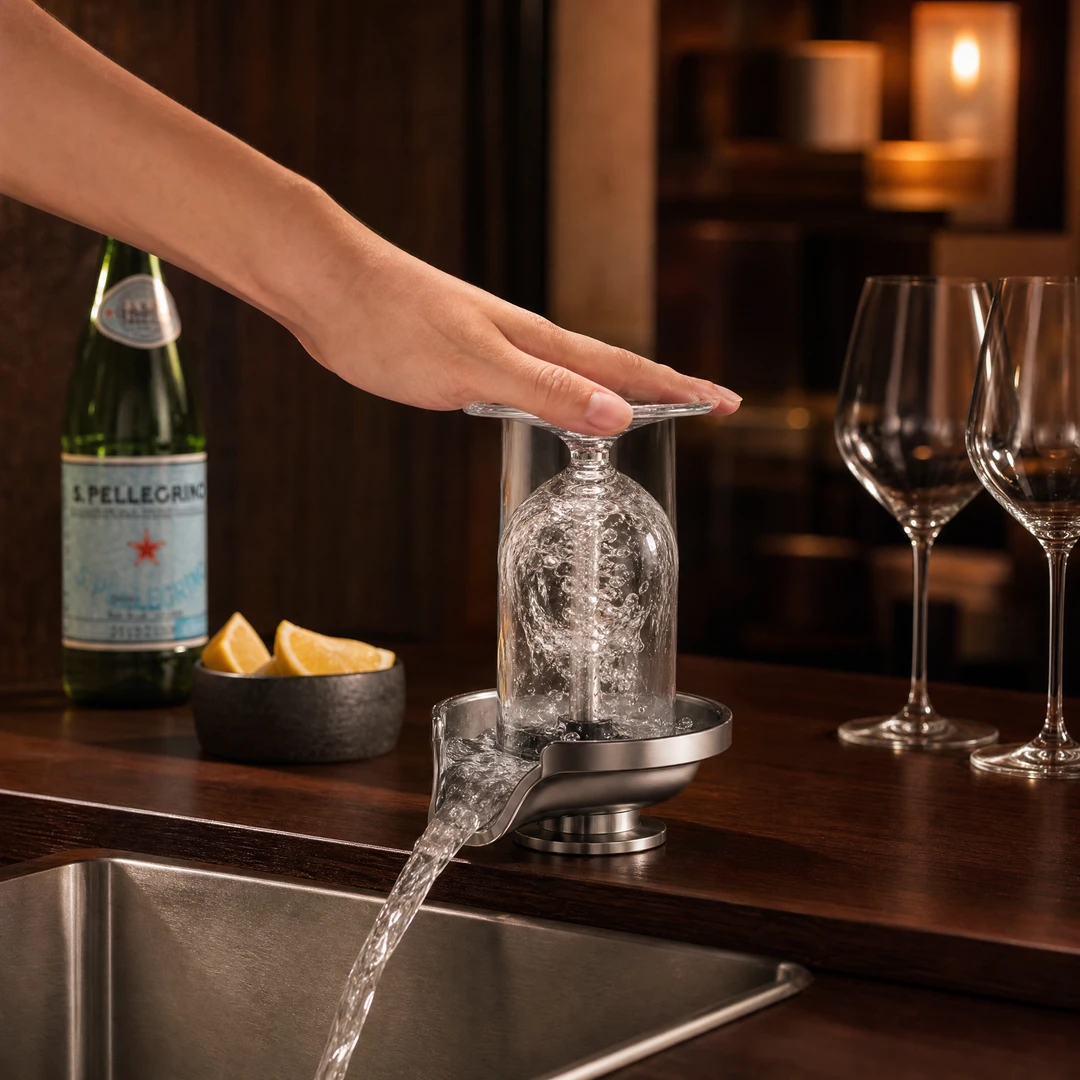 Rotating Cup Washer - Bar Scene