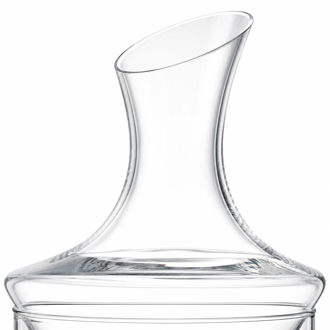Crystal Wine Decanter - Neck Detail
