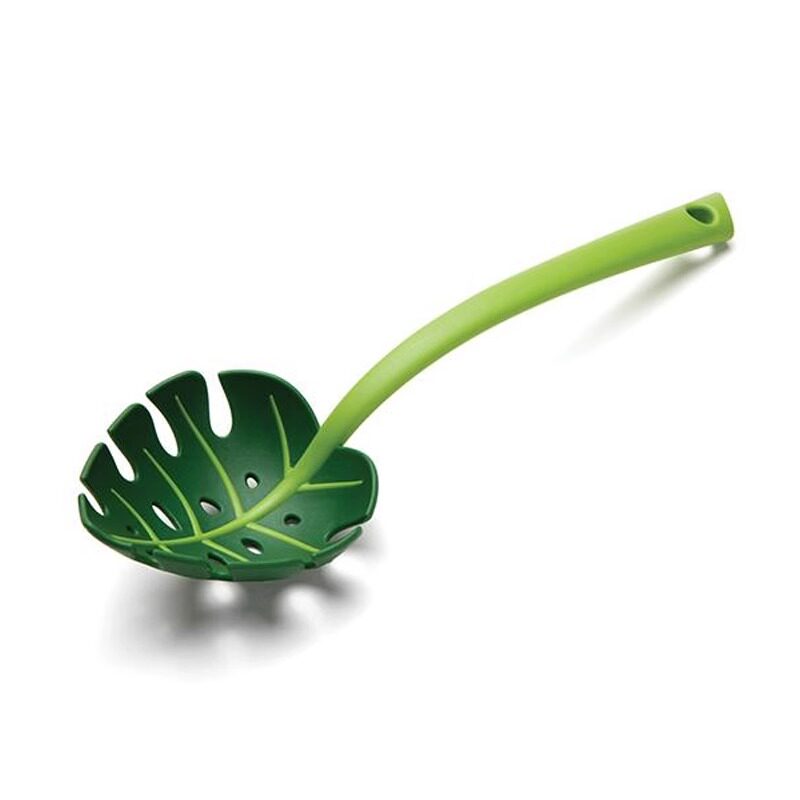 Leaf-Shaped Kitchen Slotted Spoon (Set of 5)